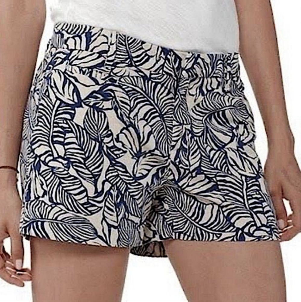 Patagonia Womens All-Wear 4" Tropical leaf print Shorts size 14 EUC